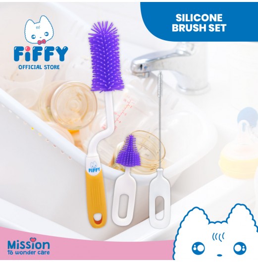 FIFFY SILICONE BRUSH SET (98-05-018)