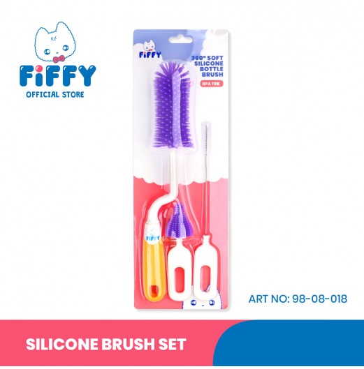 FIFFY SILICONE BRUSH SET (98-05-018)