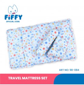 FIFFY TRAVEL MATTRESS SET 55 X 90CM (98-084)