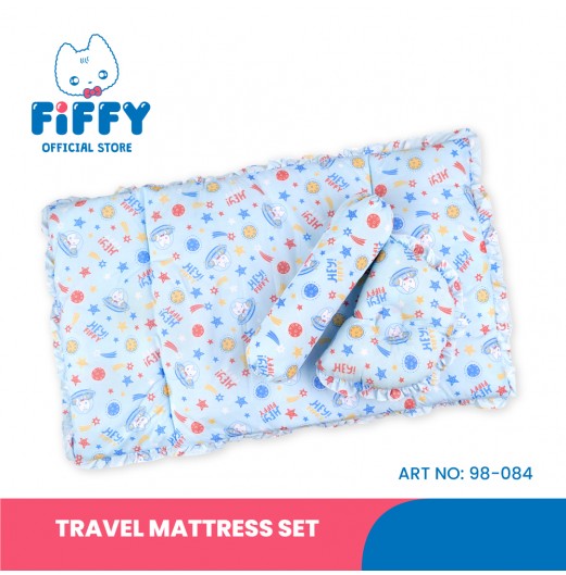FIFFY TRAVEL MATTRESS SET 55 X 90CM (98-084)