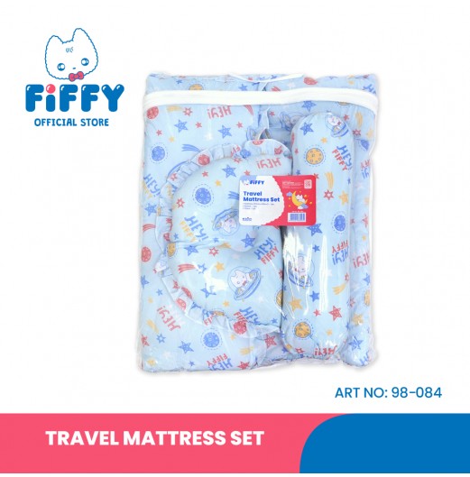 FIFFY TRAVEL MATTRESS SET 55 X 90CM (98-084)