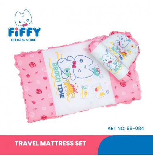 FIFFY TRAVEL MATTRESS SET 55 X 90CM (98-084)