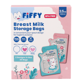 FIFFY BREAST MILK STORAGE BAG 3.5OZ (30PCS)