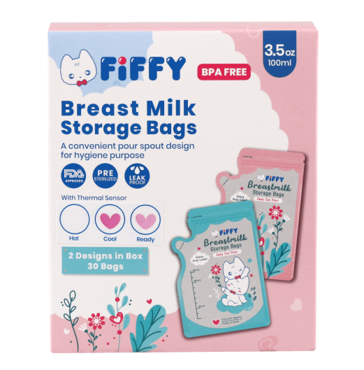FIFFY BREAST MILK STORAGE BAG 3.5OZ (30PCS)