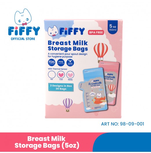 FIFFY BREAST MILK STORAGE BAG 5OZ (30PCS)