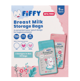 FIFFY BREAST MILK STORAGE BAG 5OZ (30PCS)