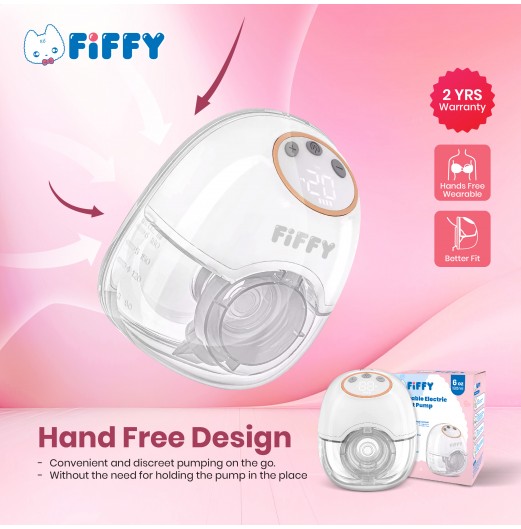 FIFFY WEARABLE ELECTRIC BREAST PUMP (SINGLE) 98-09-003