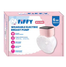 FIFFY WEARABLE ELECTRIC BREAST PUMP (2 PCS)