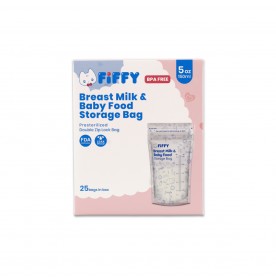 FIFFY BREAST MILK STORAGE BAG 5OZ (25PCS/BOX) 98-09-004