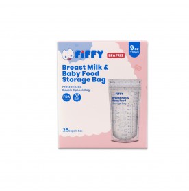 FIFFY BREAST MILK STORAGE BAG 9OZ (25PC/BOX) 98-09-005