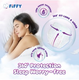 FIFFY OVERNIGHT PANTIES - 3 IN 1 PACK (98-09-006)