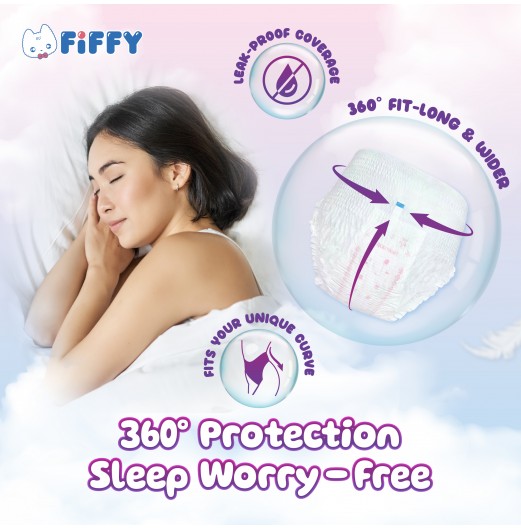 FIFFY OVERNIGHT PANTIES - 3 IN 1 PACK (98-09-006)