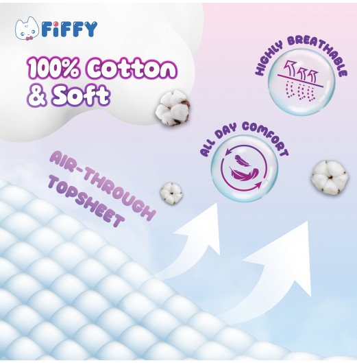 FIFFY OVERNIGHT PANTIES - 3 IN 1 PACK (98-09-006)