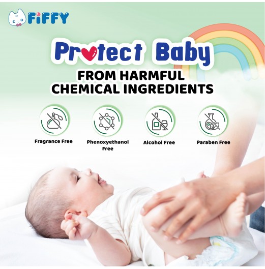 Baby Wipes - FIFFY ANTIBACTERIAL HYGIENIC WIPES (30s x 2)