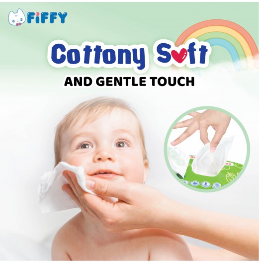 Baby Wipes - FIFFY ANTIBACTERIAL HYGIENIC WIPES (30s x 2)