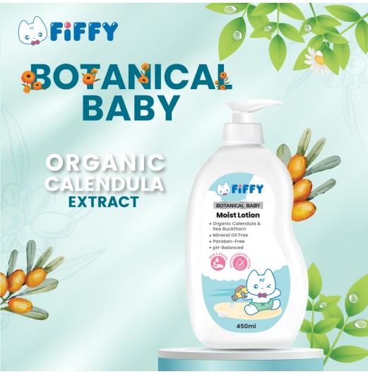 FIFFY BOTANICAL BABY MOIST LOTION (450ML)