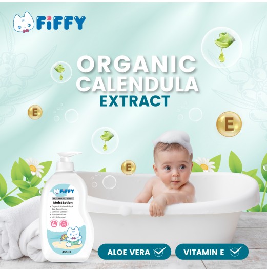 FIFFY BOTANICAL BABY MOIST LOTION (450ML) 98-14-001