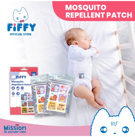 FIFFY MOSQUITO REPELLENT PATCH PELEKAT PENGHALAU NYAMUK (98-14-011)