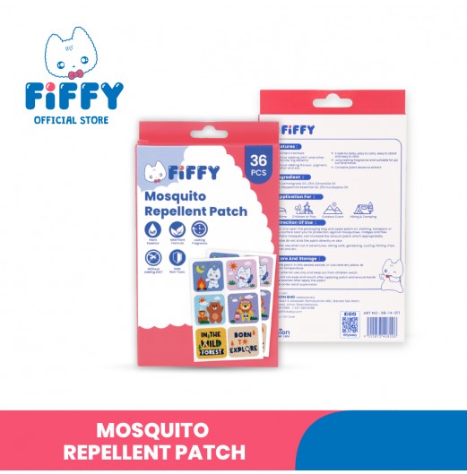 FIFFY MOSQUITO REPELLENT PATCH PELEKAT PENGHALAU NYAMUK (98-14-011)