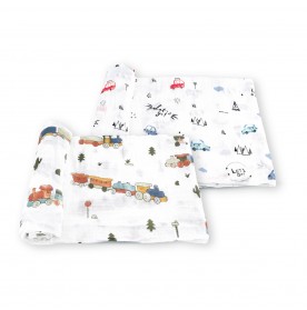 FIFFY BEDUNG BAYI SOFT AND VENTILATED BABY SWADDLE (2PCS / PACK) (98-282)