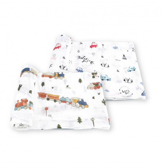 FIFFY BEDUNG BAYI SOFT AND VENTILATED BABY SWADDLE (2PCS / PACK) (98-282)
