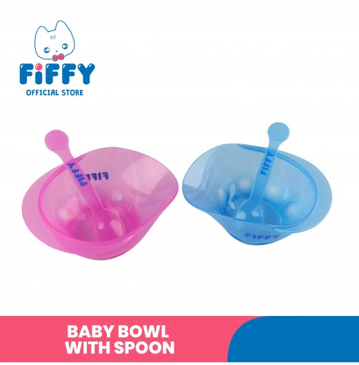 FIFFY BABY BOWL + SPOON X 2 SETS