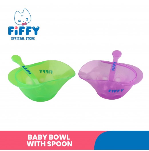 FIFFY BABY BOWL + SPOON X 2 SETS