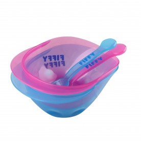 FIFFY BABY BOWL + SPOON X 2 SETS
