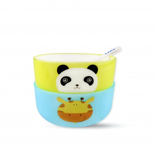 FIFFY BABY BOWL X 2'S + SPOON (98-391)