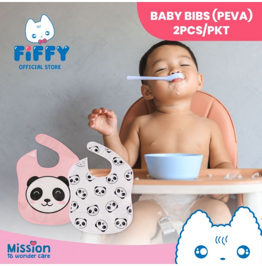 FIFFY BABY BIB PEVA X 2'S (98-401)