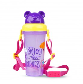 FIFFY PP STRAW CUP WITH STRAP 360ML (98-468)