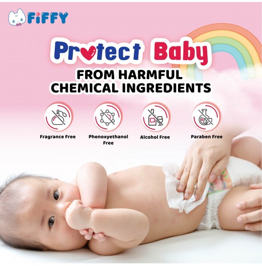 FIFFY BABY WIPES FRAGRANCE FREE (3 X 80'S) 98-505