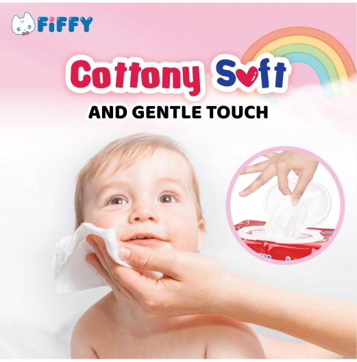 FIFFY BABY WIPES FRAGRANCE FREE (3 X 80'S) 98-505