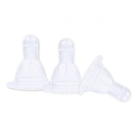 Teats & Nipples - FIFFY SILICONE SHORT STANDARD TEATS X-CUT (3PCS)
