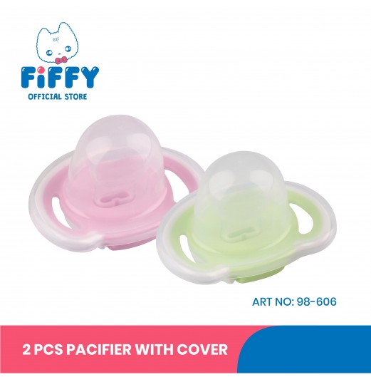 FIFFY SILICONE ORTHODONTIC PACIFIER X 2'S (98-606)