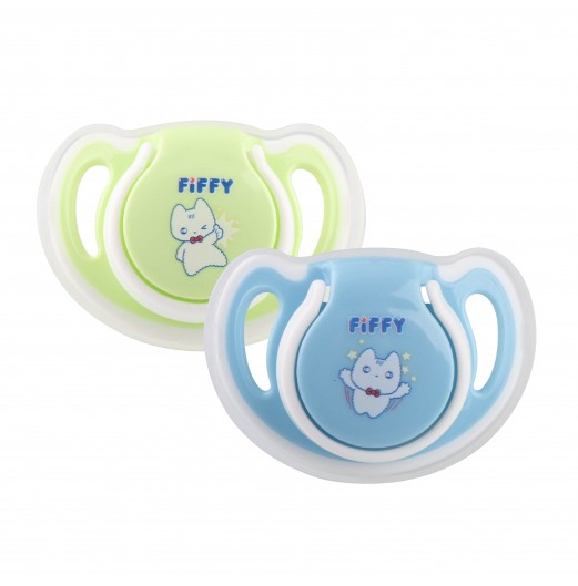 FIFFY SILICONE ORTHODONTIC PACIFIER X 2'S