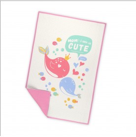 FIFFY PRINTED AIR FILLED RUBBER COT SHEET (60CM X 90CM) 	98-637