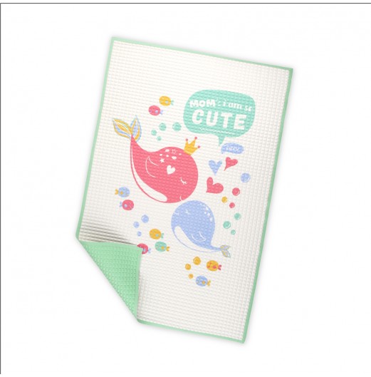 FIFFY PRINTED AIR FILLED RUBBER COT SHEET (60CM X 90CM) 	98-637