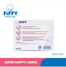 FIFFY SUPER NAPPY LINERS (120'S) 98-843