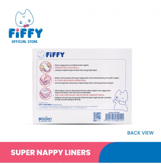 Accessories - FIFFY SUPER NAPPY LINERS (120 S)