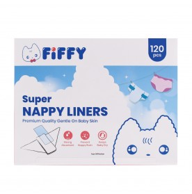 FIFFY SUPER NAPPY LINERS (120'S)