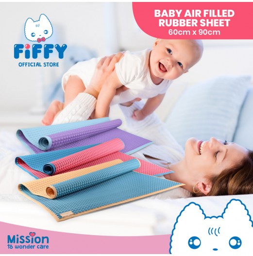 Accessories - FIFFY AIR FILLED RUBBER COT SHEET (60CM X 90CM)