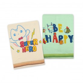 FIFFY BABY BATH TOWEL (2 PCS / PACK) 98-860