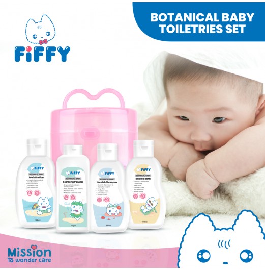 SHOP ALL - FIFFY BOTANICAL BABY TOILETRIES SET (4 BOTTLES)