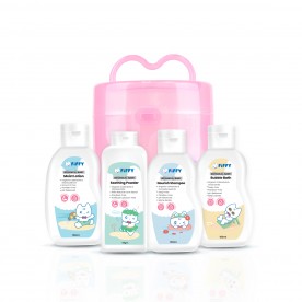 FIFFY BOTANICAL BABY TOILETRIES TRAVEL SET (4 BOTTLES) 98-864