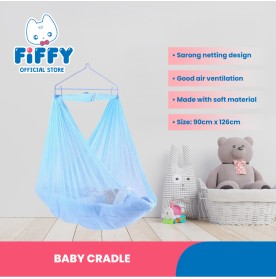 FIFFY JARING BUAI BAYI BABY CRADLE NET WITHOUT ZIPPER (98-865)