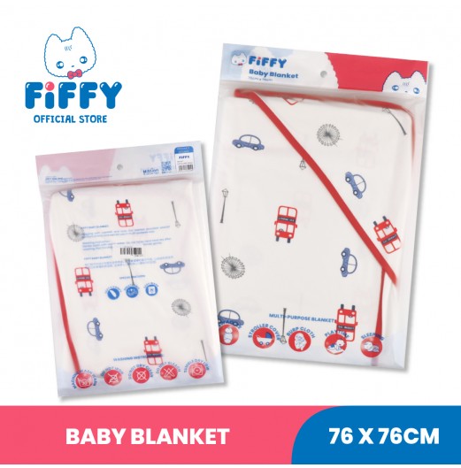 FIFFY BABY BLANKET 76cm X 76cm