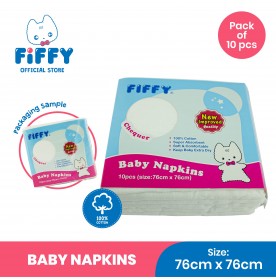 FIFFY BABY NAPKINS (10PCS)