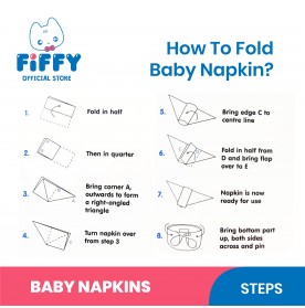 FIFFY BABY NAPKINS (10PCS)