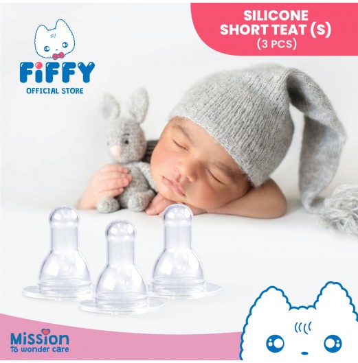 FIFFY SILICONE SHORT TEAT (3PCS) -98-883A/ M / L